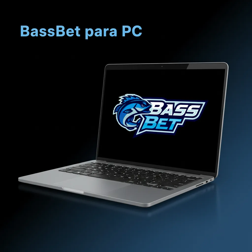 Interfaz web de BassBet en PC, sin app de escritorio; accede desde el navegador, inicia sesión y activa 2FA.