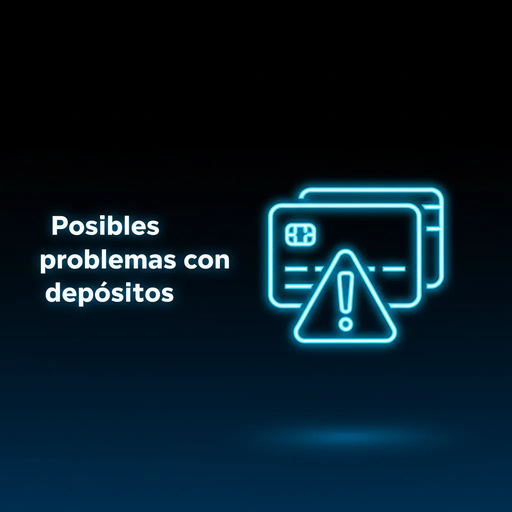 Pantalla informativa: posibles problemas con depósitos y soluciones: pago rechazado, límites, terceros, SEPA, doble cargo