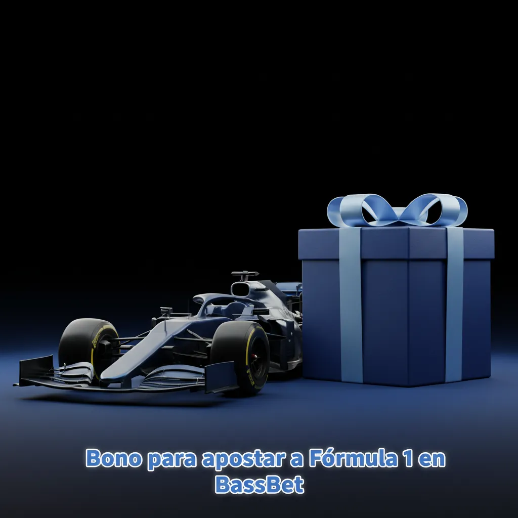 Banner de bono para apostar a Fórmula 1 en BassBet, oferta para cuentas verificadas; términos aplican. +18 Juego responsable.