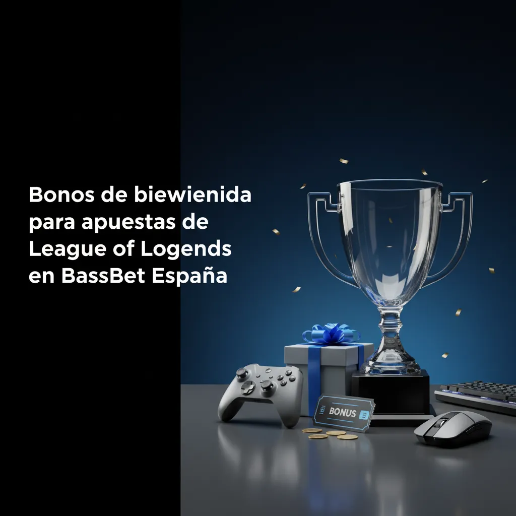 Banner de BassBet España con bono de bienvenida: 50% hasta 700 € + 50 Free Spins para apuestas de League of Legends