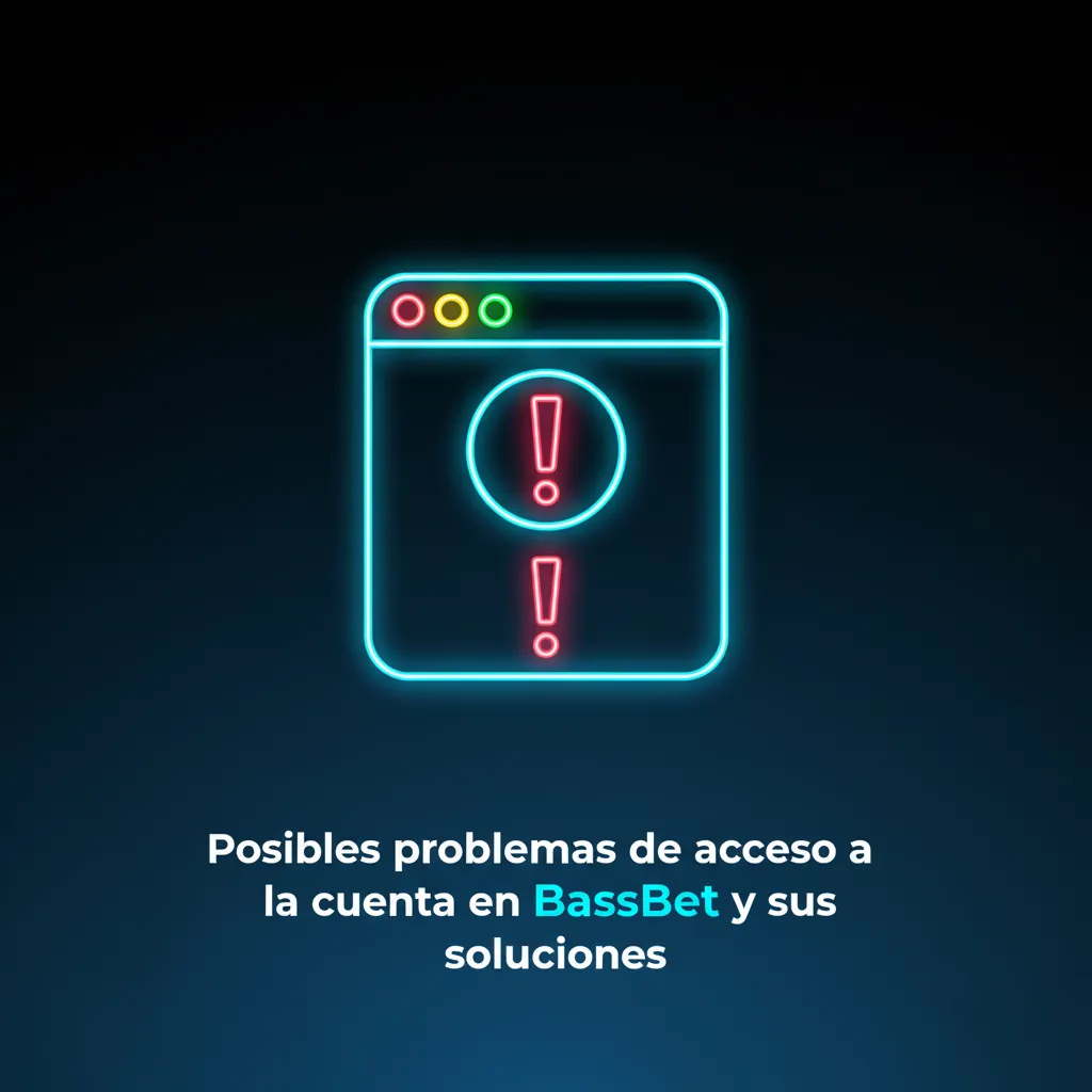 Tabla de BassBet con problemas de acceso y soluciones: contraseña, intentos fallidos, 2FA, app/navegador, verificación.