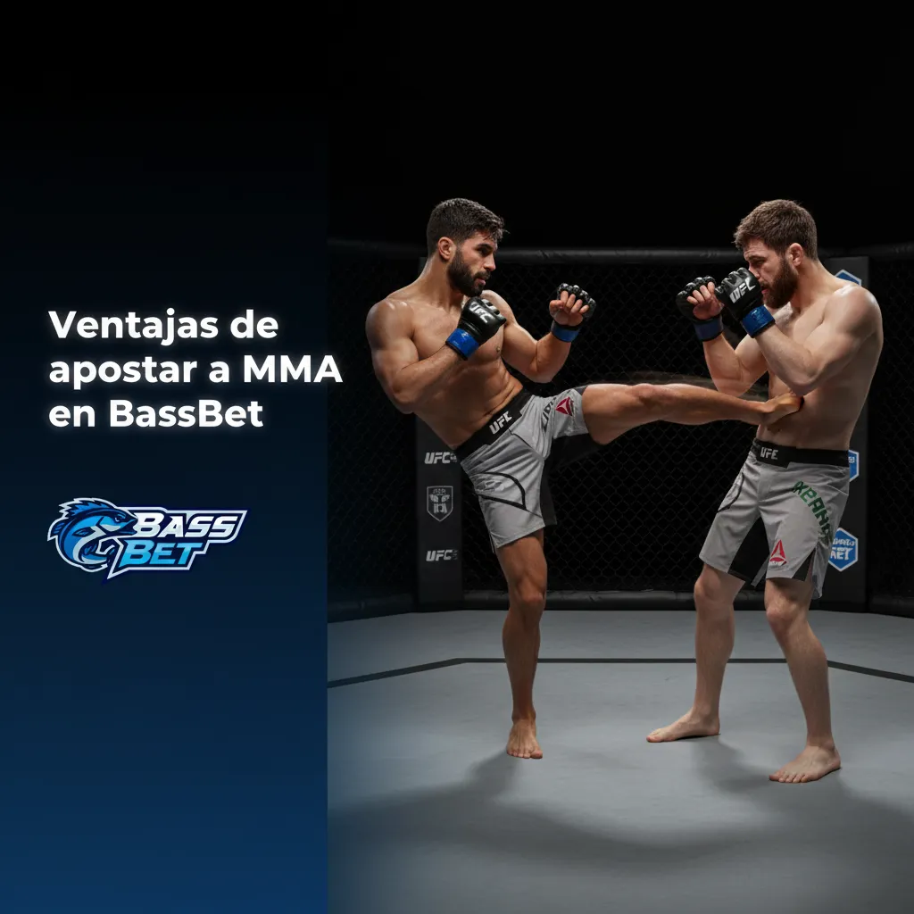 Ventajas de apostar a MMA en BassBet: cuotas en vivo, mercados, cash out, bet builder, estadísticas y juego responsable.